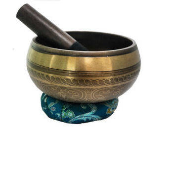 5 Buddha Singing bowl 5.5"- SB-115 - Click Image to Close